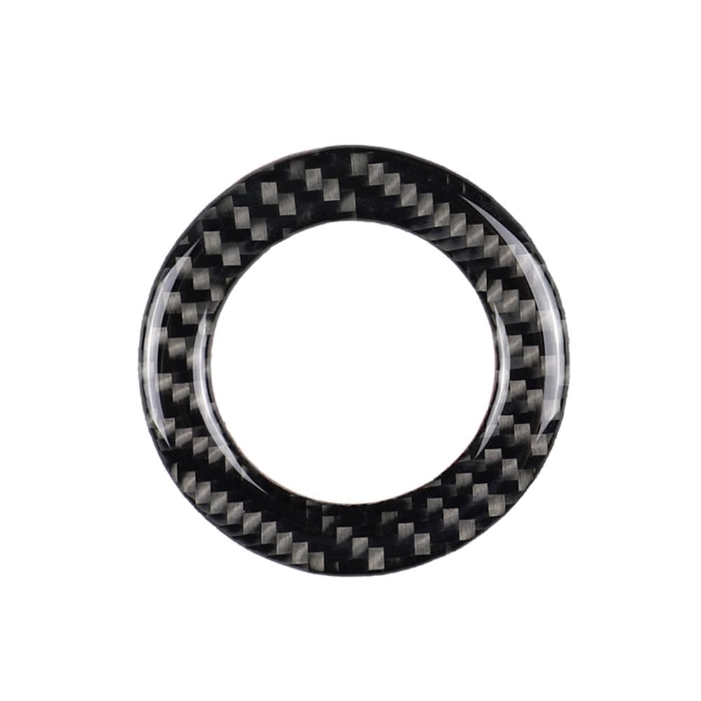 Carbon Fiber Car Style Steering Wheel Logo Replacement for 2011-2016 Volkswagen golf 6 golf 7 Polo black