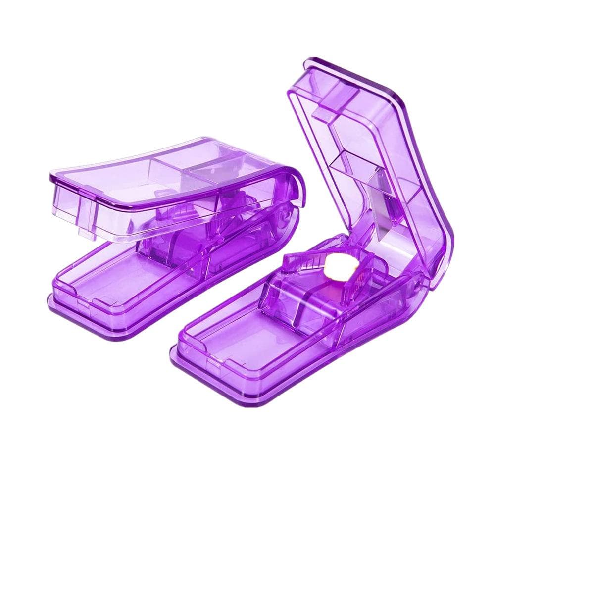 1PC Medicine Pill Holder Tablet Cutter Splitter Pill Case Portable Storage Box Pill Tablet Pill Cutter Divider