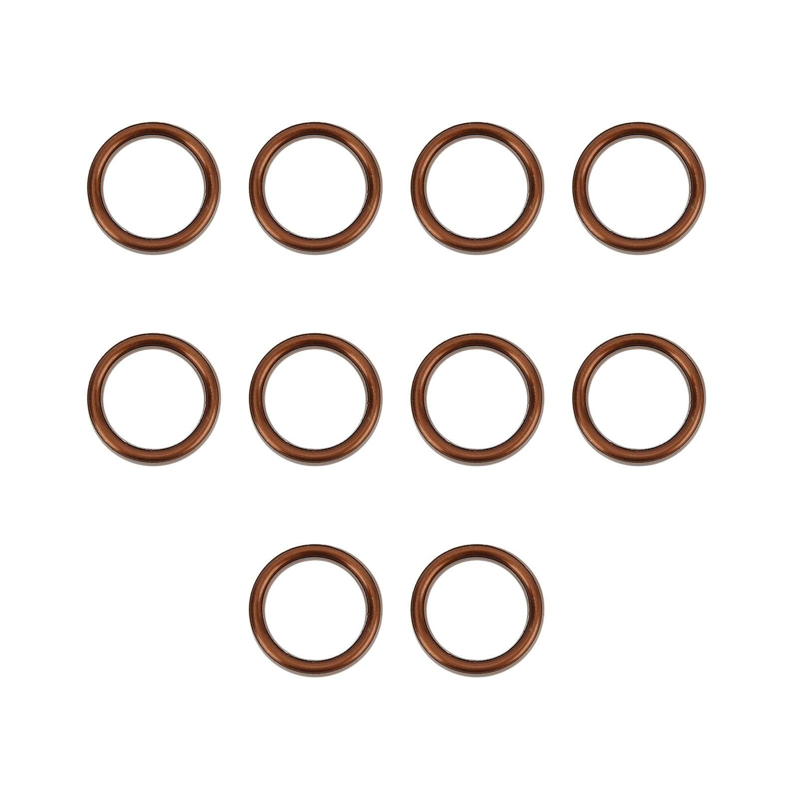 10 Pieces Exhaust Crush Gasket Aluminum for XR50 CRF50 Chinese Pit Dirt Bike ATV