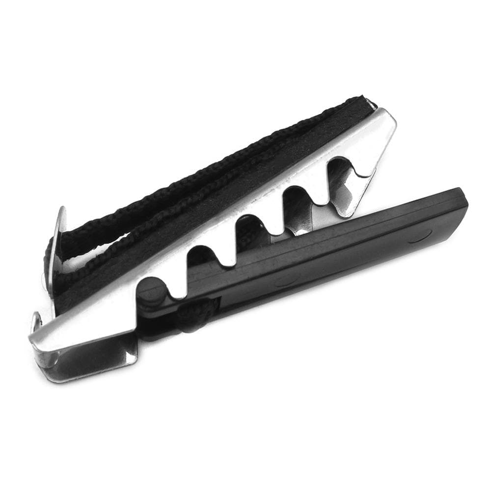 Portable Aluminum Alloy Classical Guitar Capo Toothed Buckle Flat Change Clamp for Acoustic Electric Classical Guitar Bass black