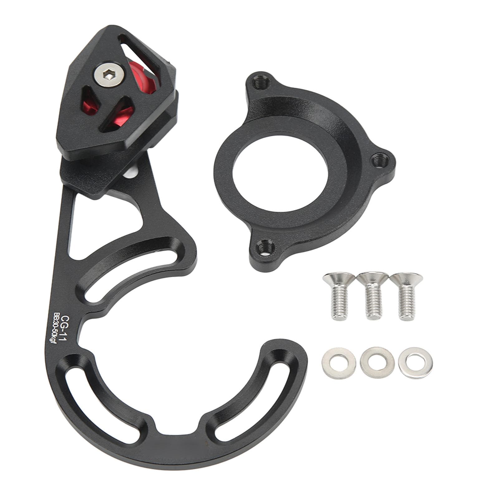 CG11 Bike Chain Guide Aluminum Alloy Mountain Bike Chain Protector Bike Pulley Chains Stabilizer