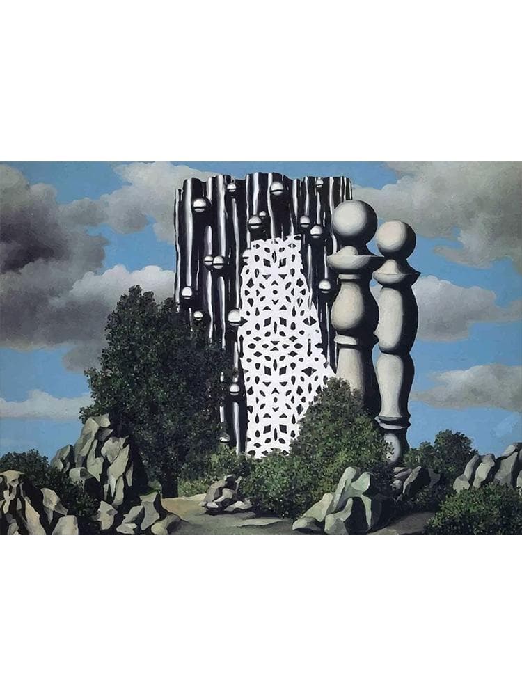 Famous Surrealism Arts Posters Canvas Painting Abstract Rene Magritte Wall Picture Print For Gallery Bedroom Home Decoration 40x50cm No Frame
