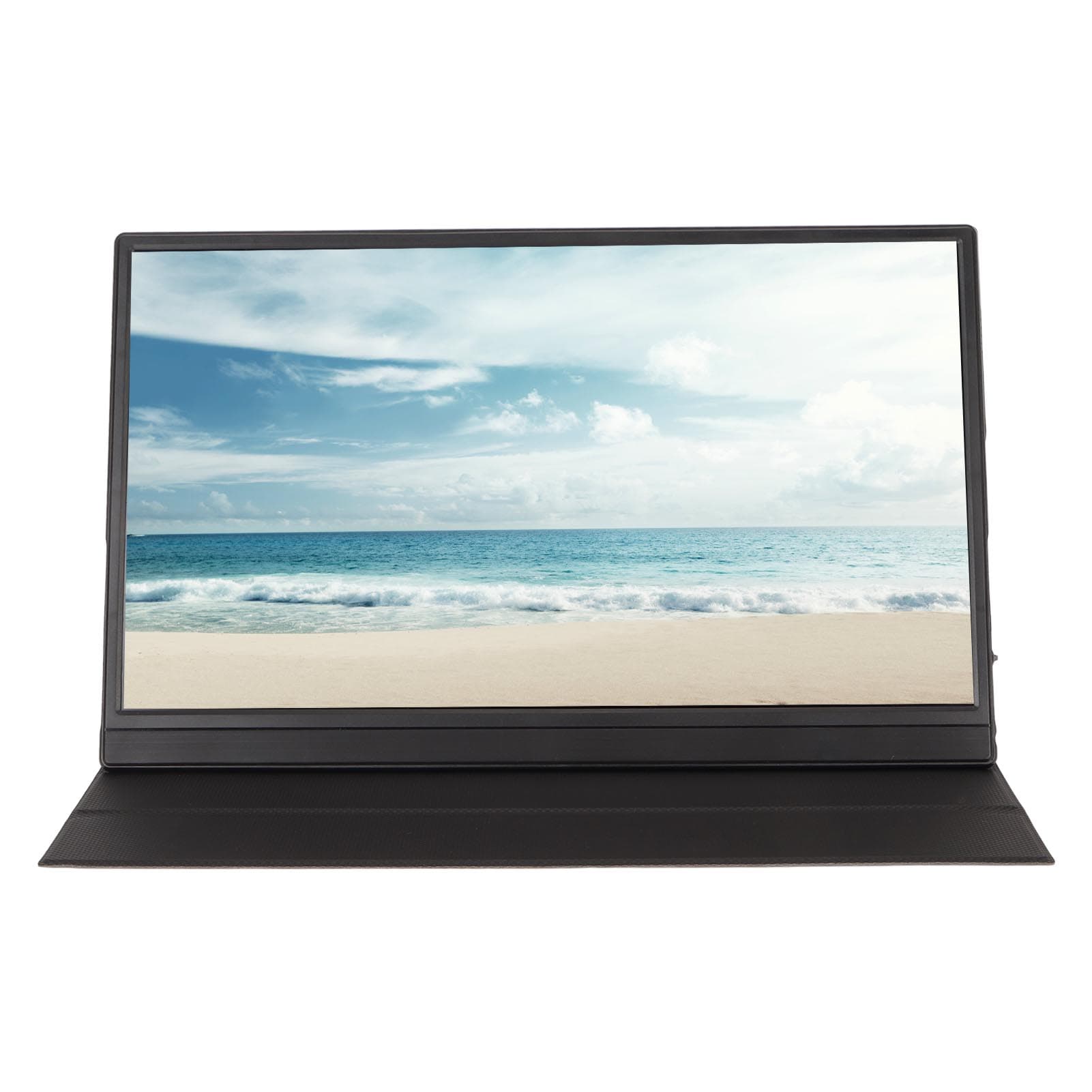 15.6 Inch Portable Monitor 1080P IPS HDR Laptop Screen Extender with Mini HD Multimedia Interface EU Plug