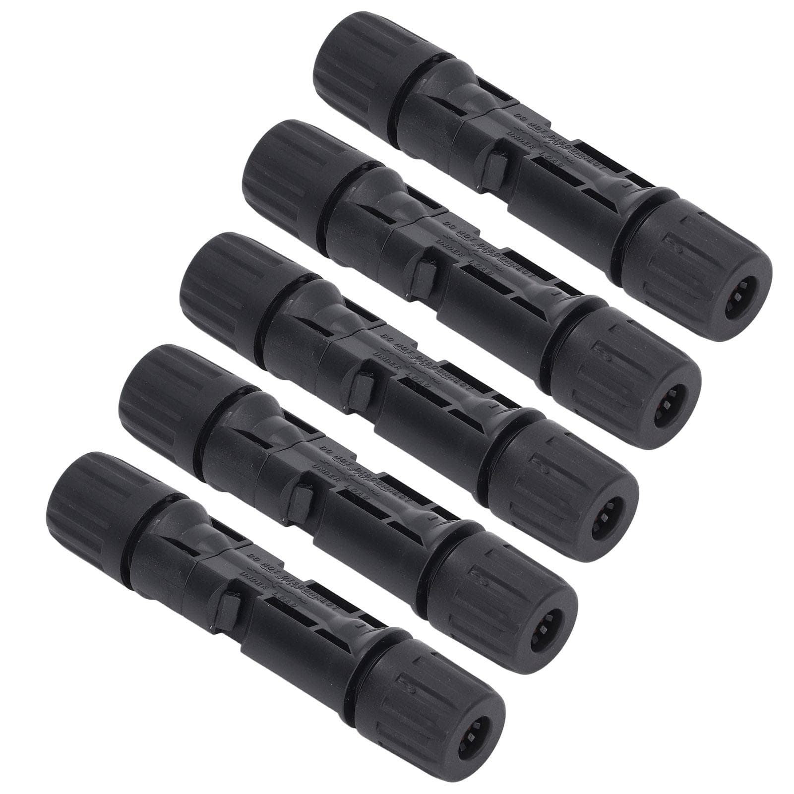 5 Sets Solar Connector Male Female IP67 Waterproof PV Panel Cable Plug 1000V High Voltage 30A