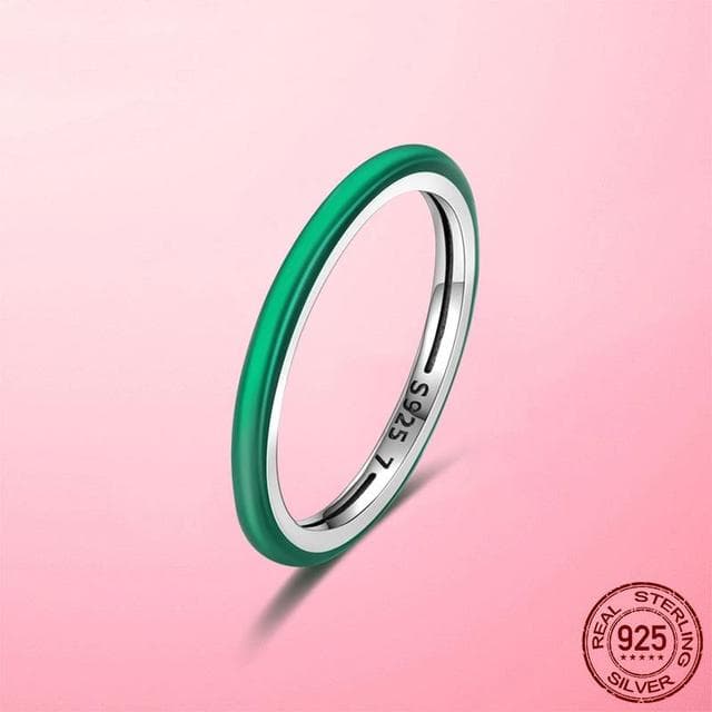 Female Ring 2022 New 925 Silver Sparkling & Polished Lines Finger Ring for Women Wedding Engagement Jewelry Gift Anel 7