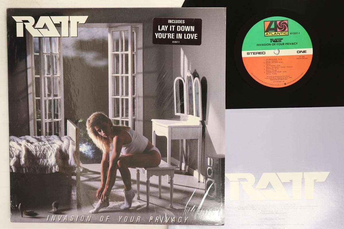 LP Record RATT Invasion Of Your Privacy 812571 ATLANTIC 1985 US Metal Used