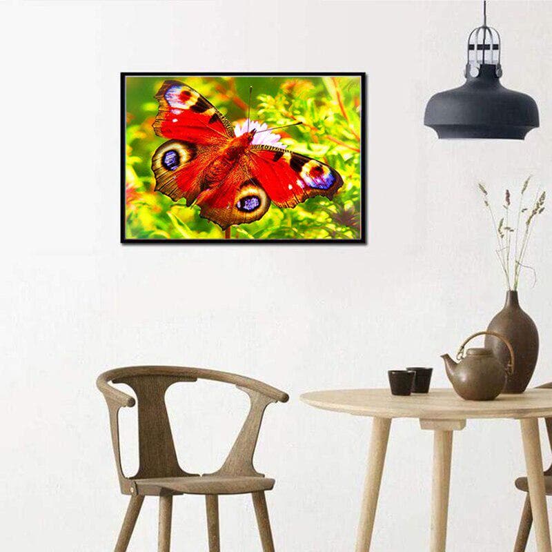 Diamonds Butterfly Animal Diamond Embroidery Cross Stitch 5d Diamond Painting Full Round Diamond 20X30CM