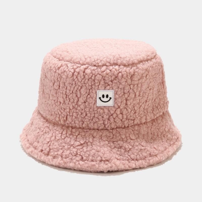 Winter Fedora Hat For Men And Women Polyester Warm Sun Protection Casual Urban Style Pink