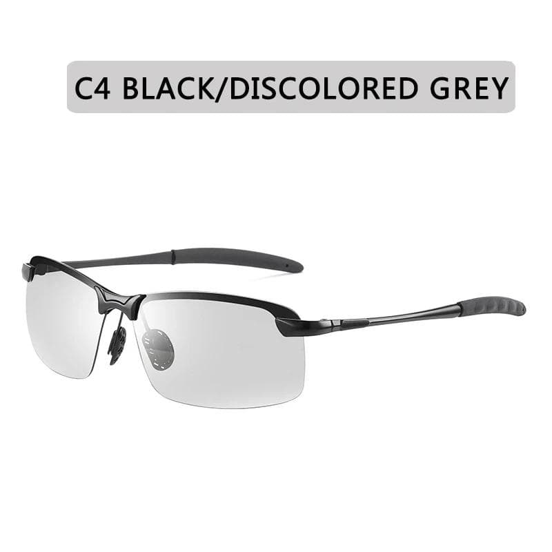 Photochromic Sunglasses Men Change Color UV400 Chameleon Glasses Day Night Vision Driving Eyewear for Male
