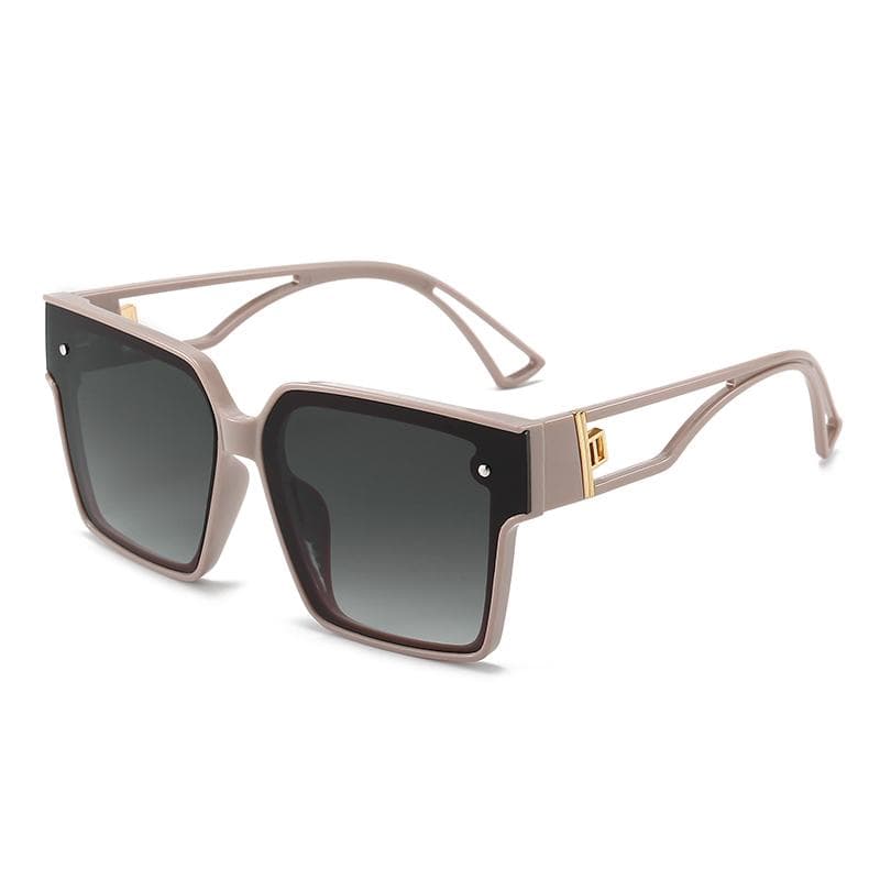 Women Summer Sunglasses UV Protection Large Frame Fashion Round Face Internet Celebrity Glasses 715