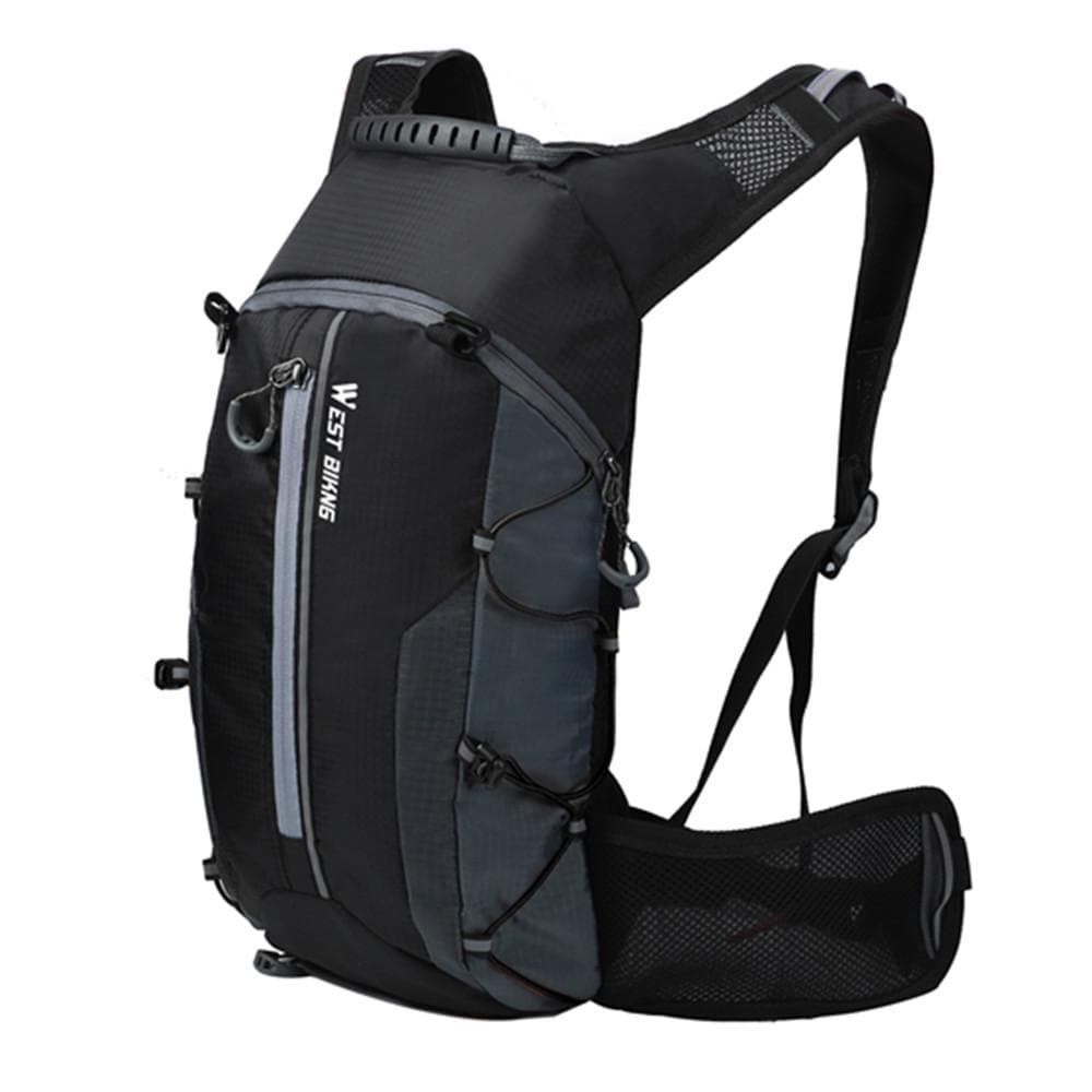 WEST BIKING Waterproof Bicycle Bag Cycling Backpack Breathable 10L Ultralight Bike Water Bag grey