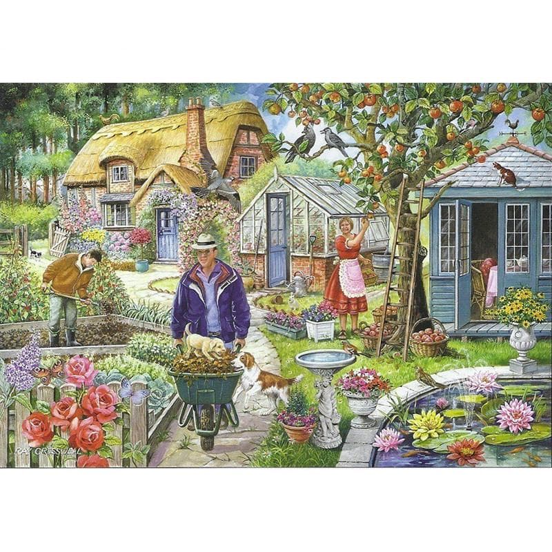5D DIY Diamond Painting Hardworking People Embroidery Mosaic Cross Stitch Rhinestone Decor 20X30CM