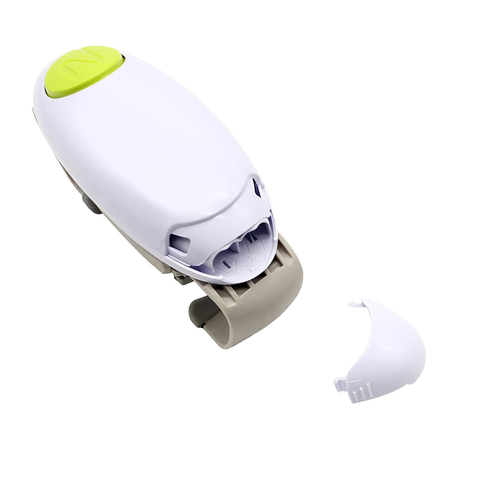 Electric Can Opener Automatic Restaurant Bottle Opener Battery Operated Handheld Jar Tin Opener Kitchen Gadgets white
