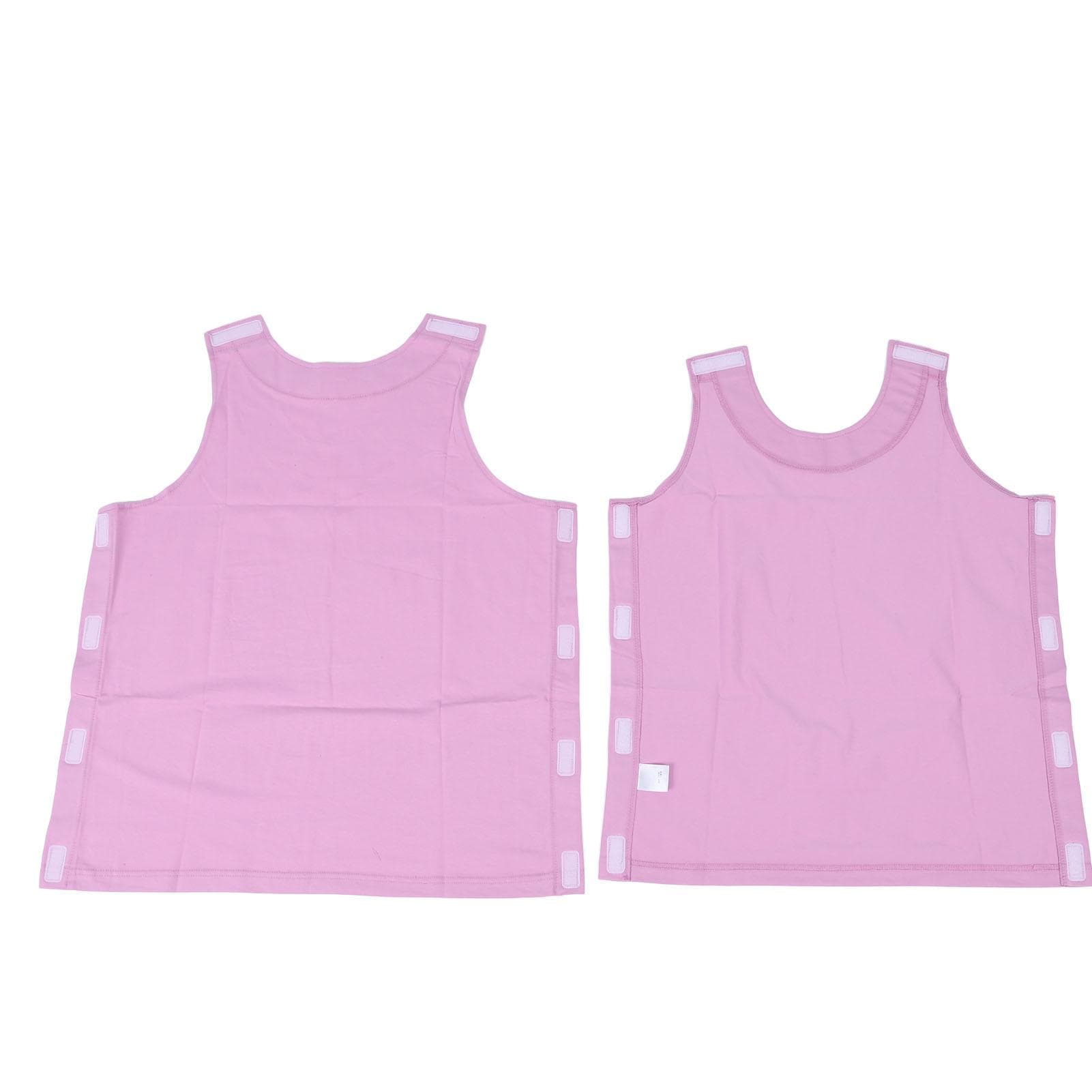 Surgical Recovery Tank Top Hook Loop Fastener Postoperative Clothing Breathable Sleeveless Shoulder M(for 4-6.5kg)