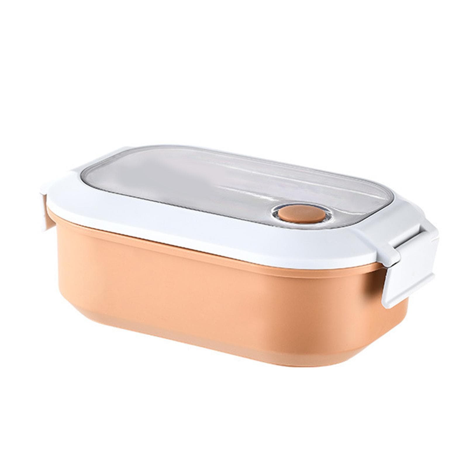 Lunch Box Stainless Steel Insulation Leakproof Cute Design Portable Bento Box for School Office Orange