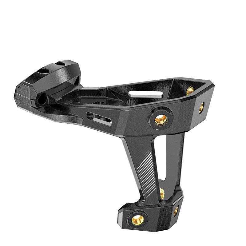 Bicycle Bottle Cage Road Bike Handlebar Water Bottle Holder Seat Post Mount Conversion Seat Adapter Mount Adjustable black