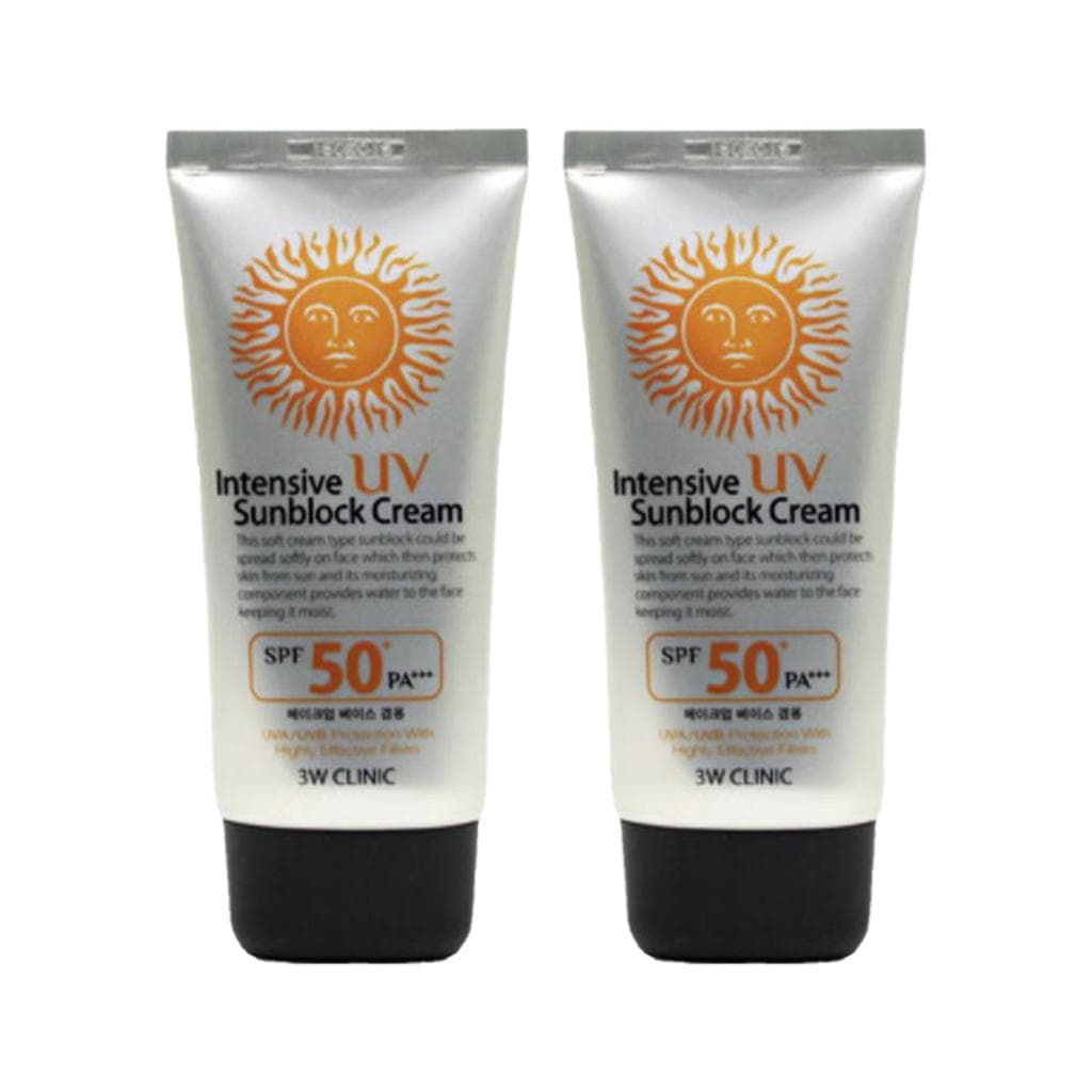 3W CLINIC Intensive UV Sunblock Cream 70ml (3 Options) #2pcs