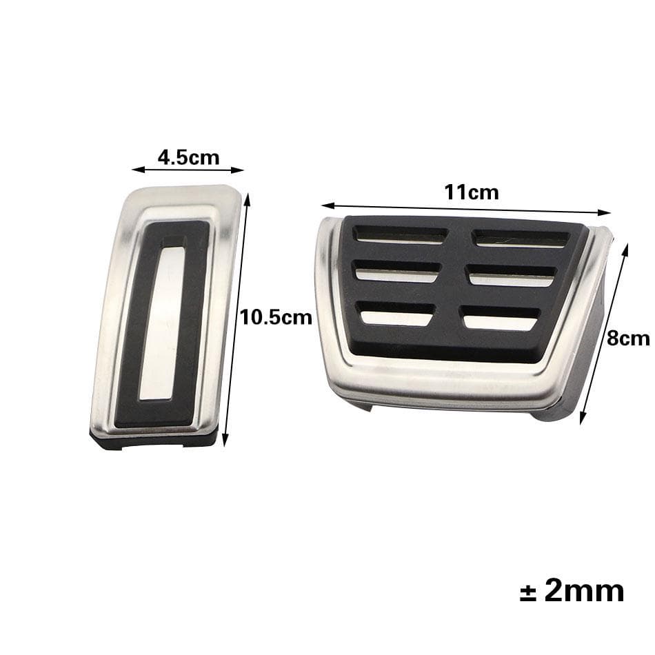 Stainless Steel Car Pedals Foot Fuel Brake Clutch Cover for VW Passat B8 Golf 7 Tiguan 2017 - 2021 for Seat Leon 5F MK3 AT pedal
