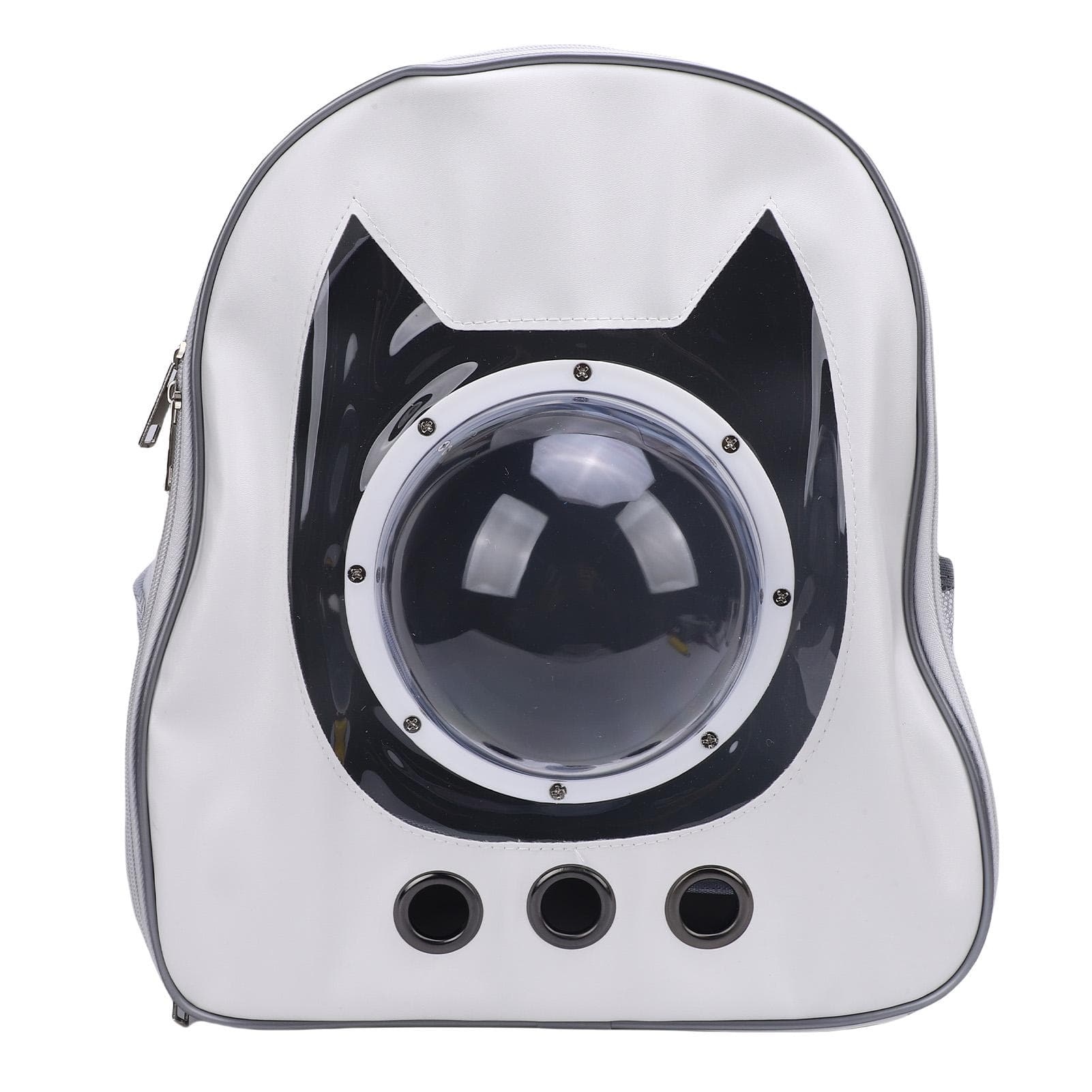 Cat Backpack Carrier Large Space Transparent Window Breathable Portable Travel Carrier Backpack for white