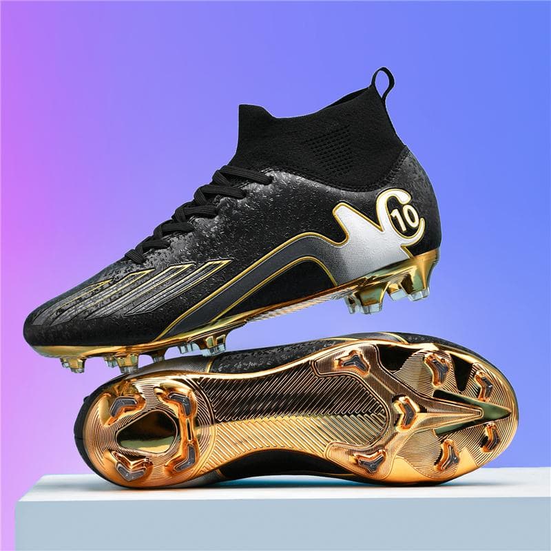 Men's Soccer Shoes Large Size Ultralight Football Boots Boys Sneakers Non-Slip AG/TF Soccer Cleats Ankle Boots Unisex 42