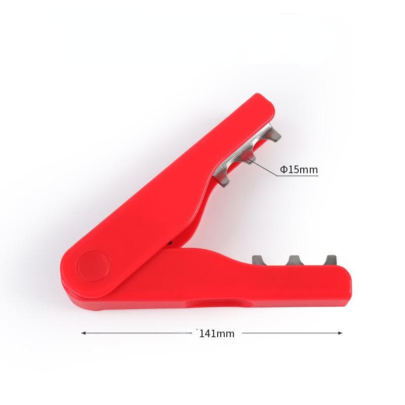 Florist Metal Flower Rose Cut Tool Thorn Stem Leaf Stripper Rose Plier Removing Burrs Garden Tool red