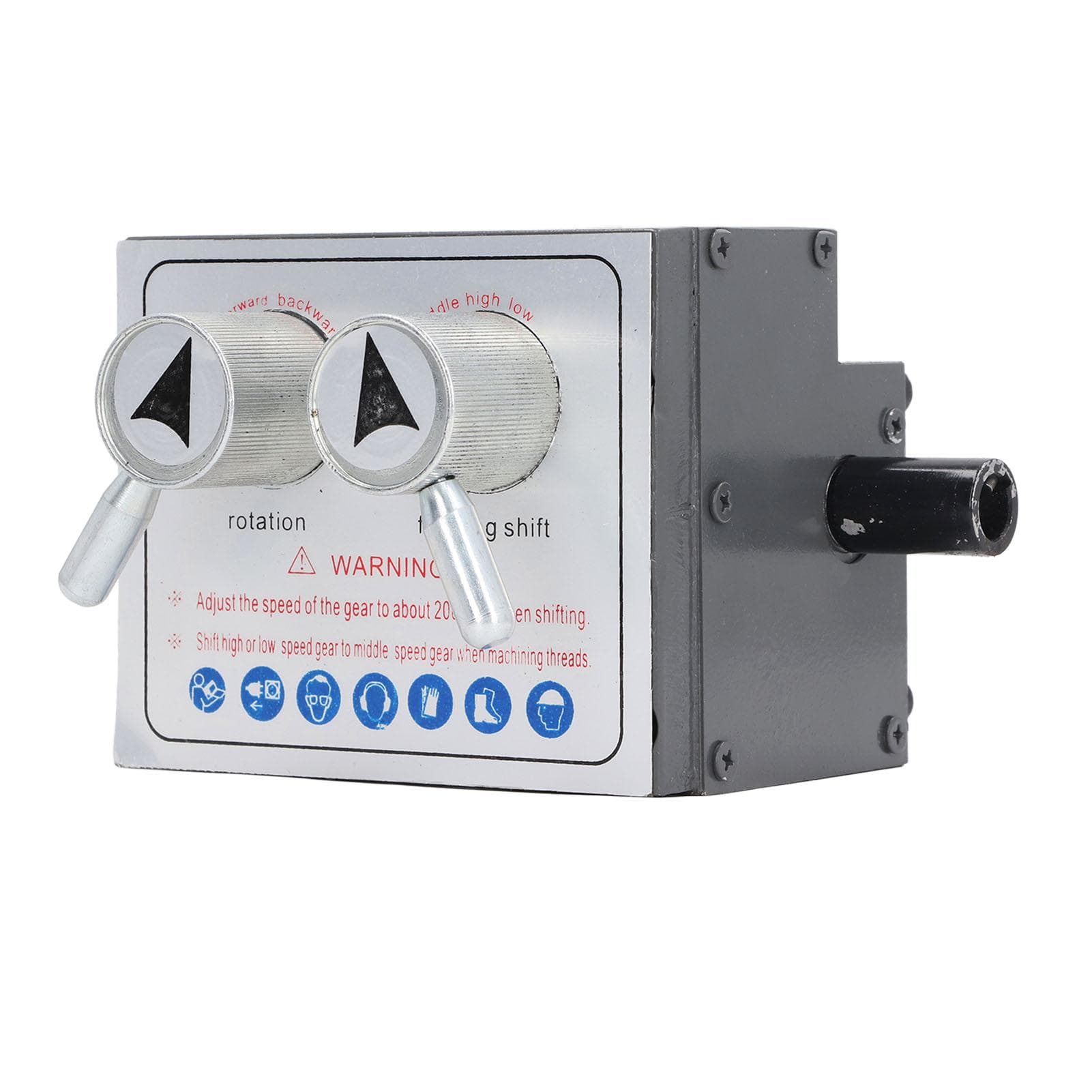 Lathe Gearbox Mini Adjustable Speed 3 Level Control Box Left Right Self Acting Feed for 180 210 750