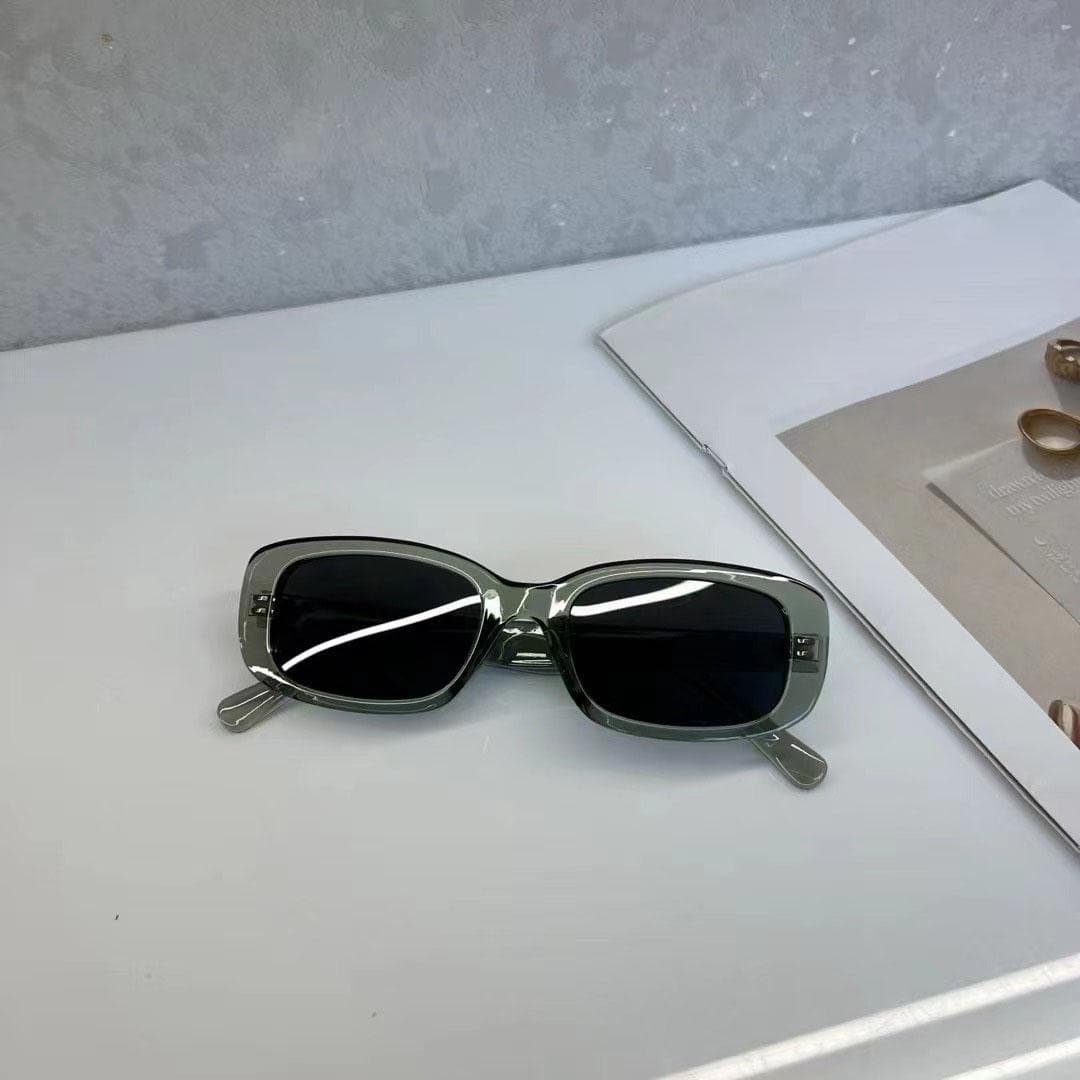 High Quality TR90 Designer Sunglasses for Women Rectangle Shape UV Protection Driving Hiking Men Sun Glass