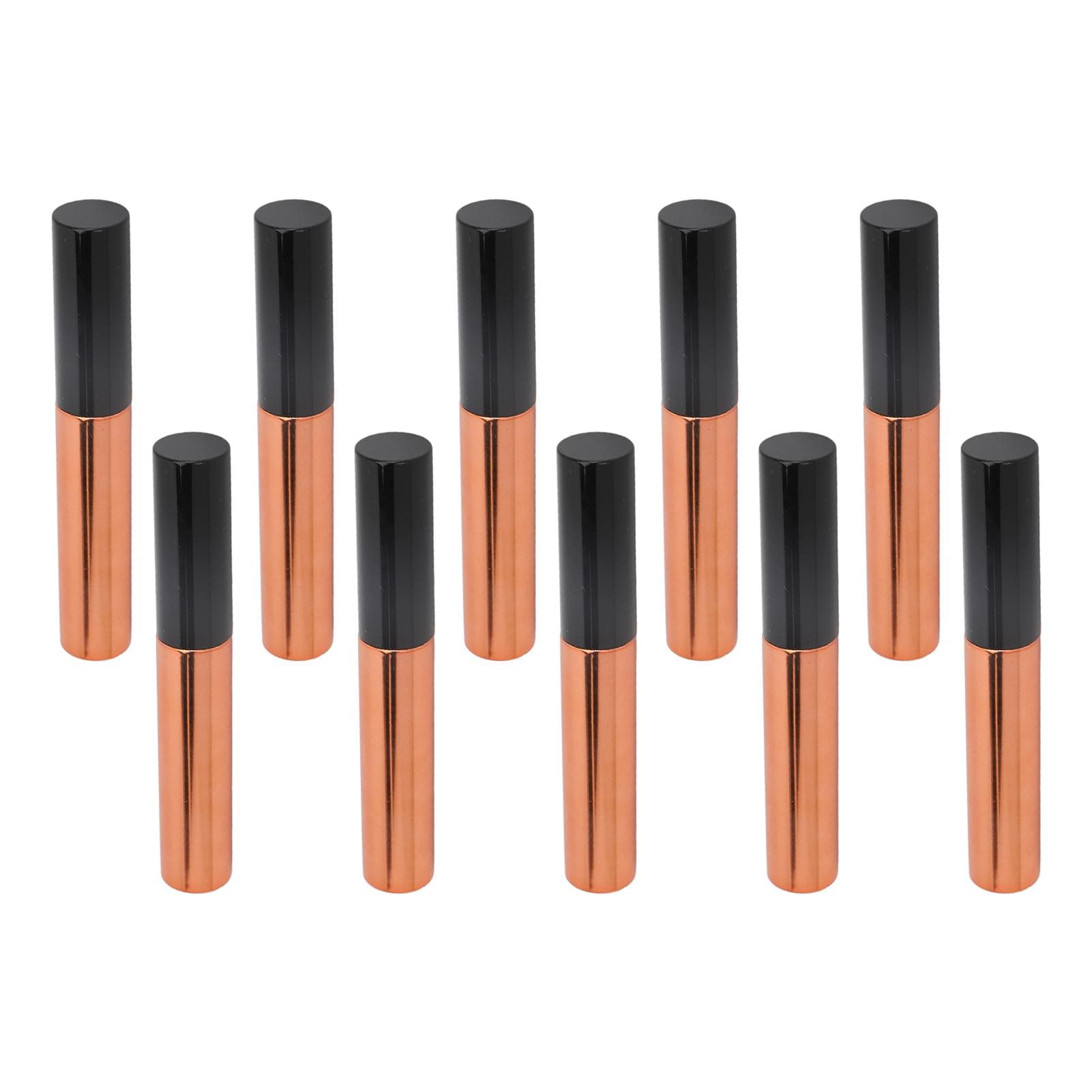 10pcs 10ml Empty Mascara Tube with Eyelash Wand Refillable DIY Ultra Fine Soft Brush Head Eyelash