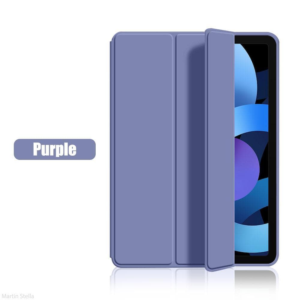 For New iPad 10 2022 10th Generation Soft Back Shell Protective Smart Cover Case For iPad Pro 12.9 11 Inch 2022 2021 2020 2018/ iPad 5th 6th 7th 9th IPad 10.2 inch purple