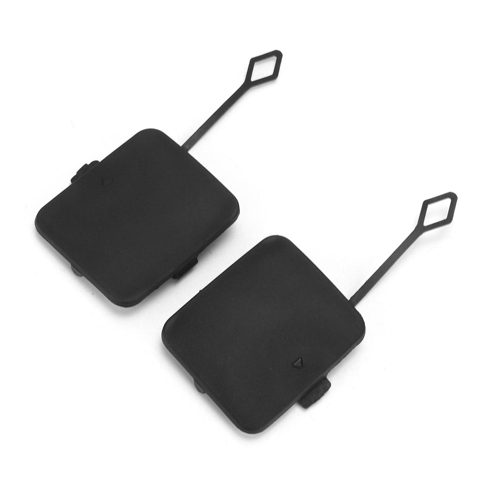2pcs Rear Bumper Tow Hook Cover Cap 51127272415 ABS Black Replacement for X3 F25 2011?2014