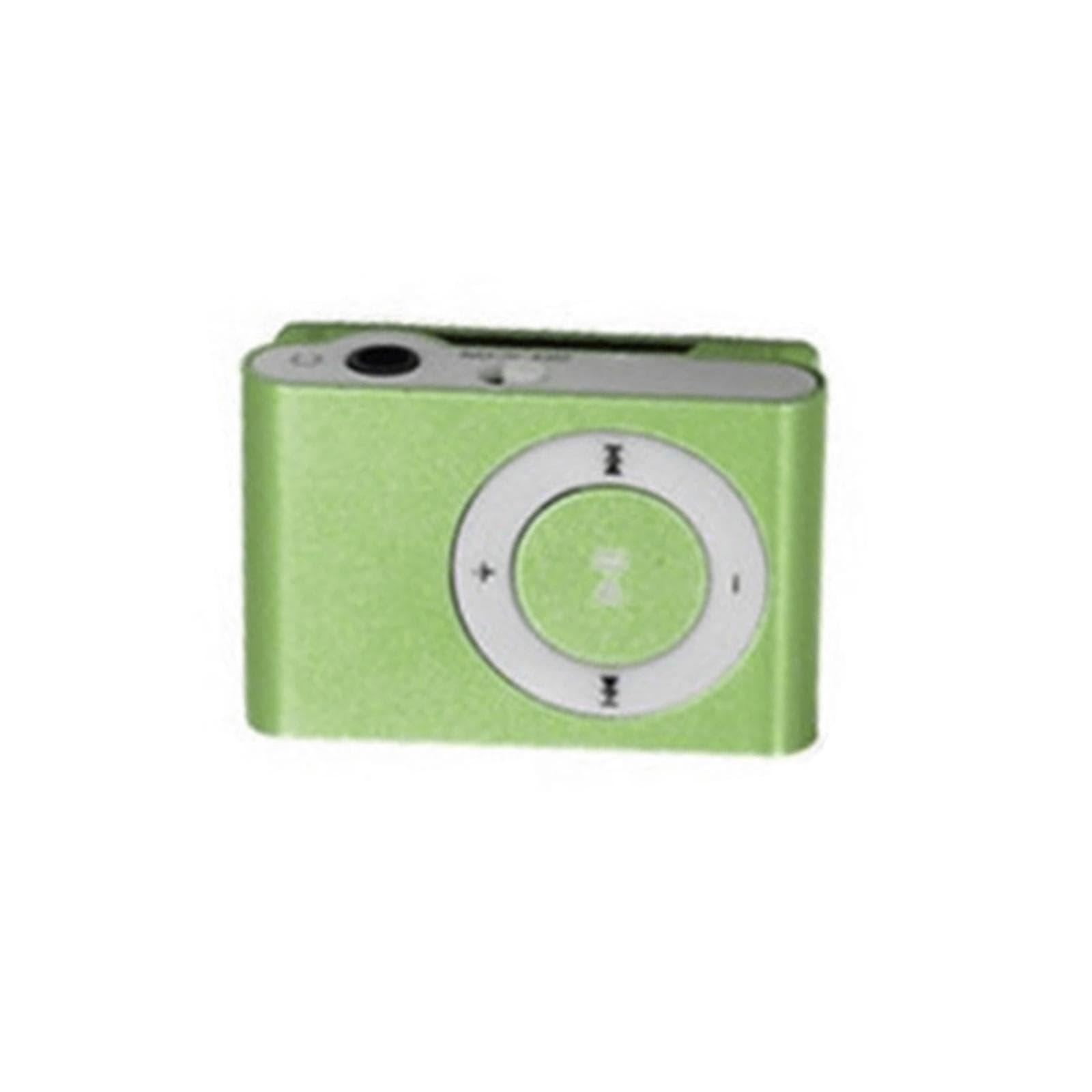 Mini Portable USB MP3 Player Mini Clip MP3 Waterproof Sport Compact Metal Mp3 Music Player with TF green