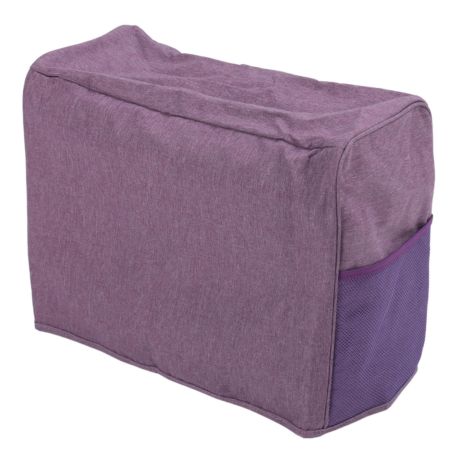 Sewing Machine Dust Cover Oxford Cloth Foldable Sewing Machine Protective Cover with Pocket for purple