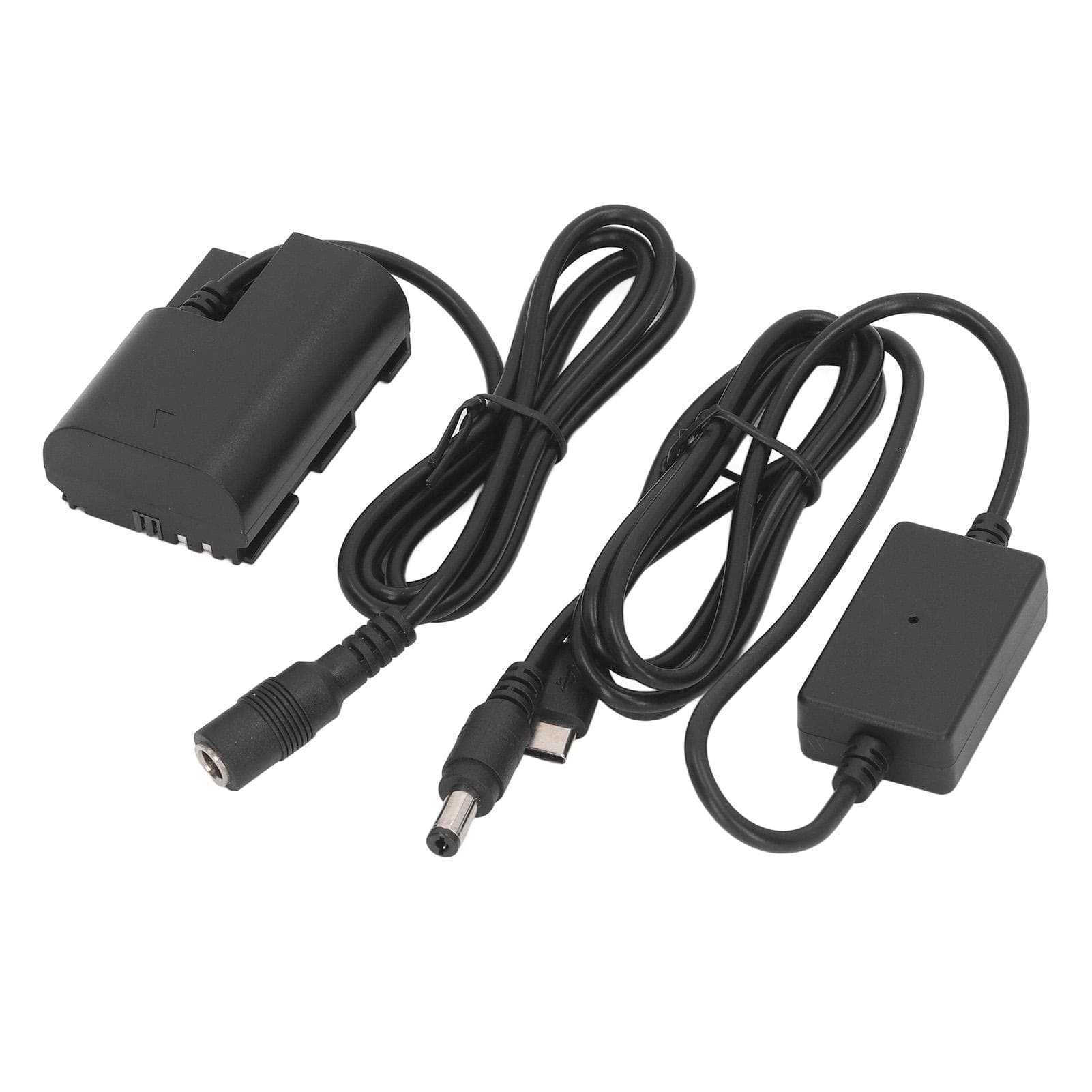 Dummy Battery Replacement LP E6N Dummy Battery With Type C Buck Adapter for 5D Mark IV 5D Mark IlI