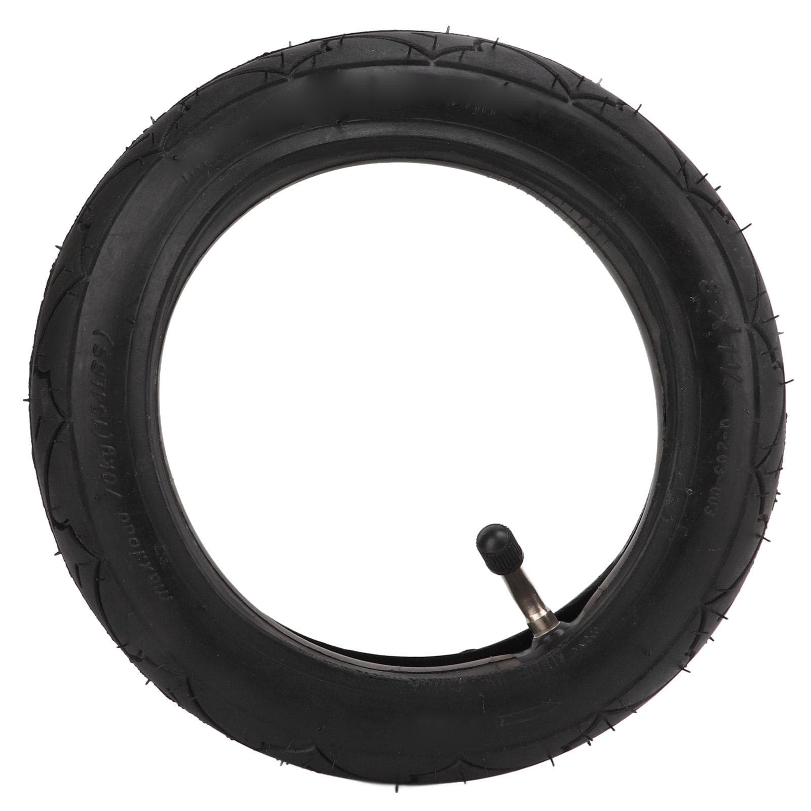 8 Inch Scooter Tire 8x1 14 Tire and Inner Tube with Angled Valve Stem for Electric Bicycle