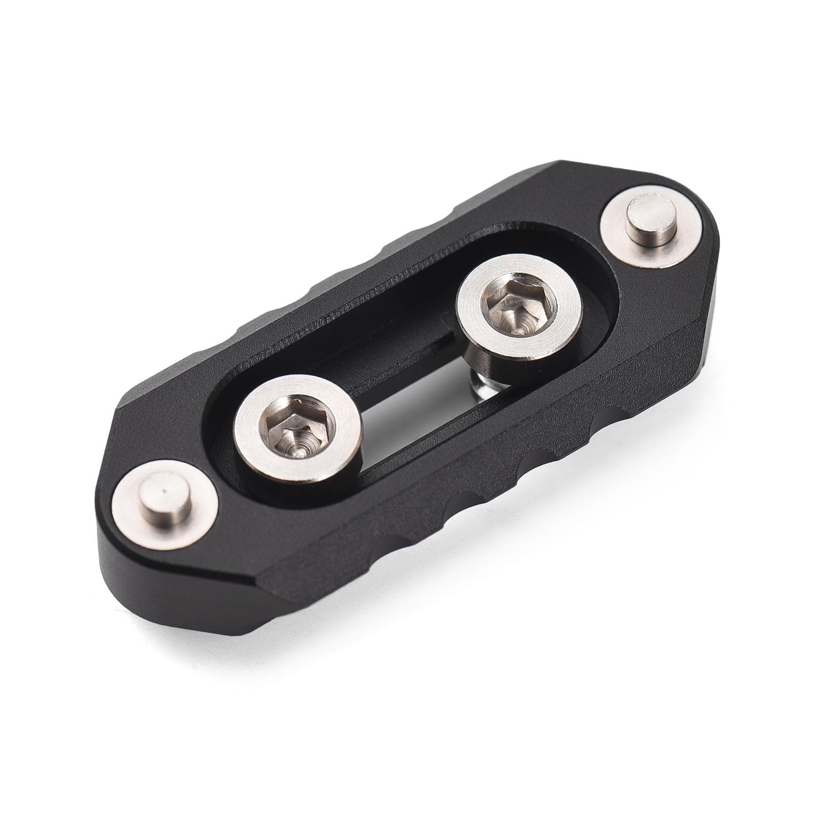Universal NATO Rail 4.9cm/1.9in Mini Safety Rail Quick Release Anti-Off Aluminum Alloy with 1/4 black