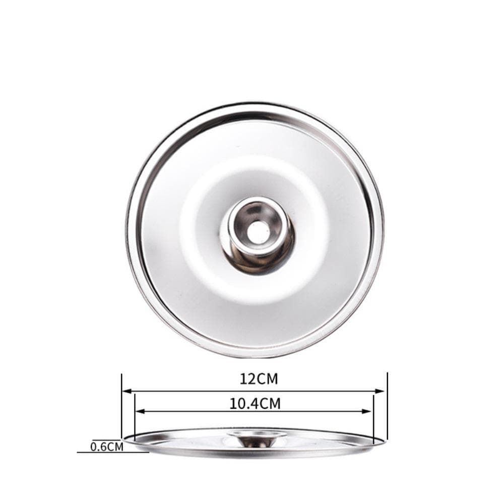 Stainless Steel Lid Pot Cover 10-24cm Saucepan Cover New Kitchen Food Lid Kitchen Supplies 12cm