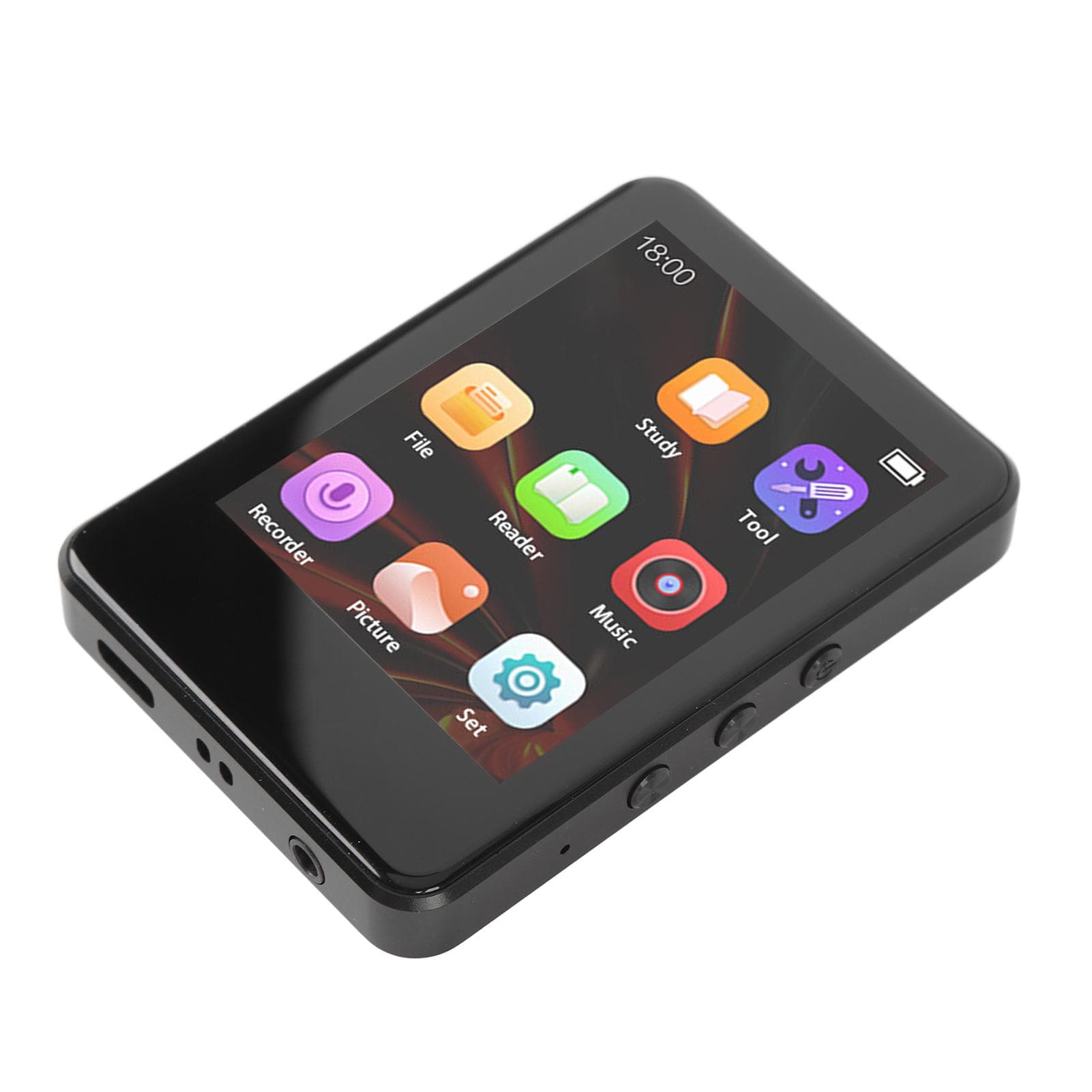 MP3 Player 2.8in Full Touchscreen Video Play with Speaker E Books Pedometers Portable Music Device