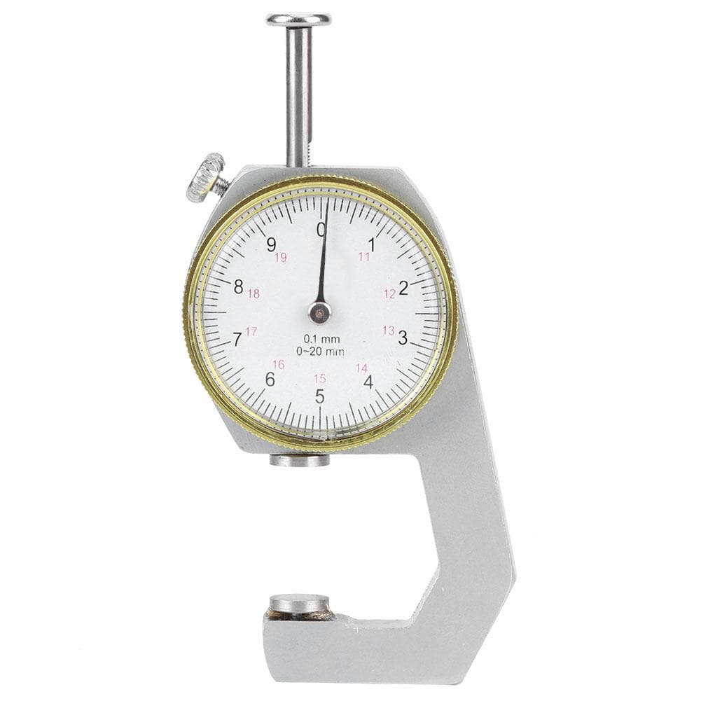 Thickness Gauge Silver Portable Accurate Measuring Jewelry Leather Board Equipment 0?20mm