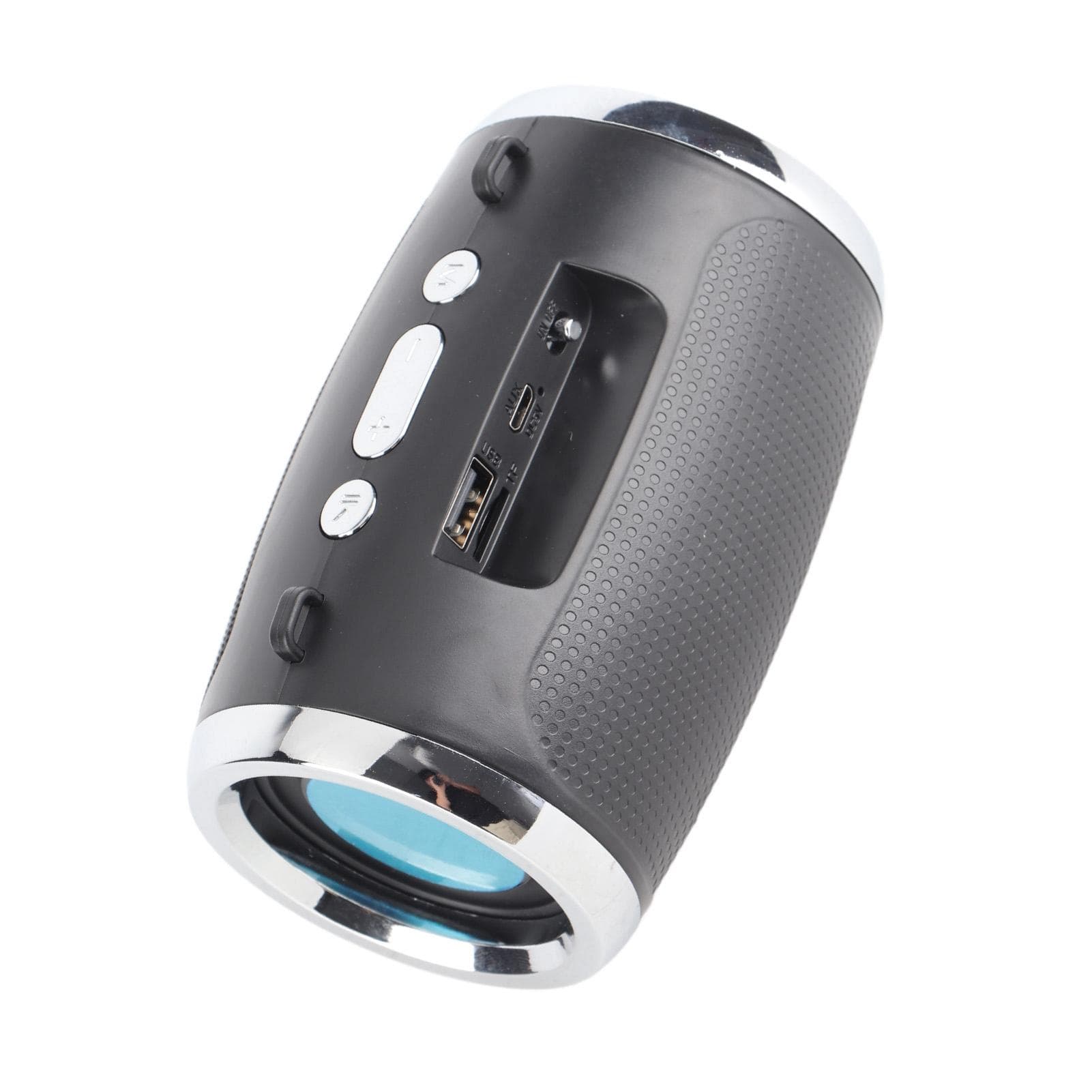 Wireless Speaker Heavy Bass HIFI Bluetooth 5.0 Noise Reduction 1200mAh Speakers with Lanyard for black