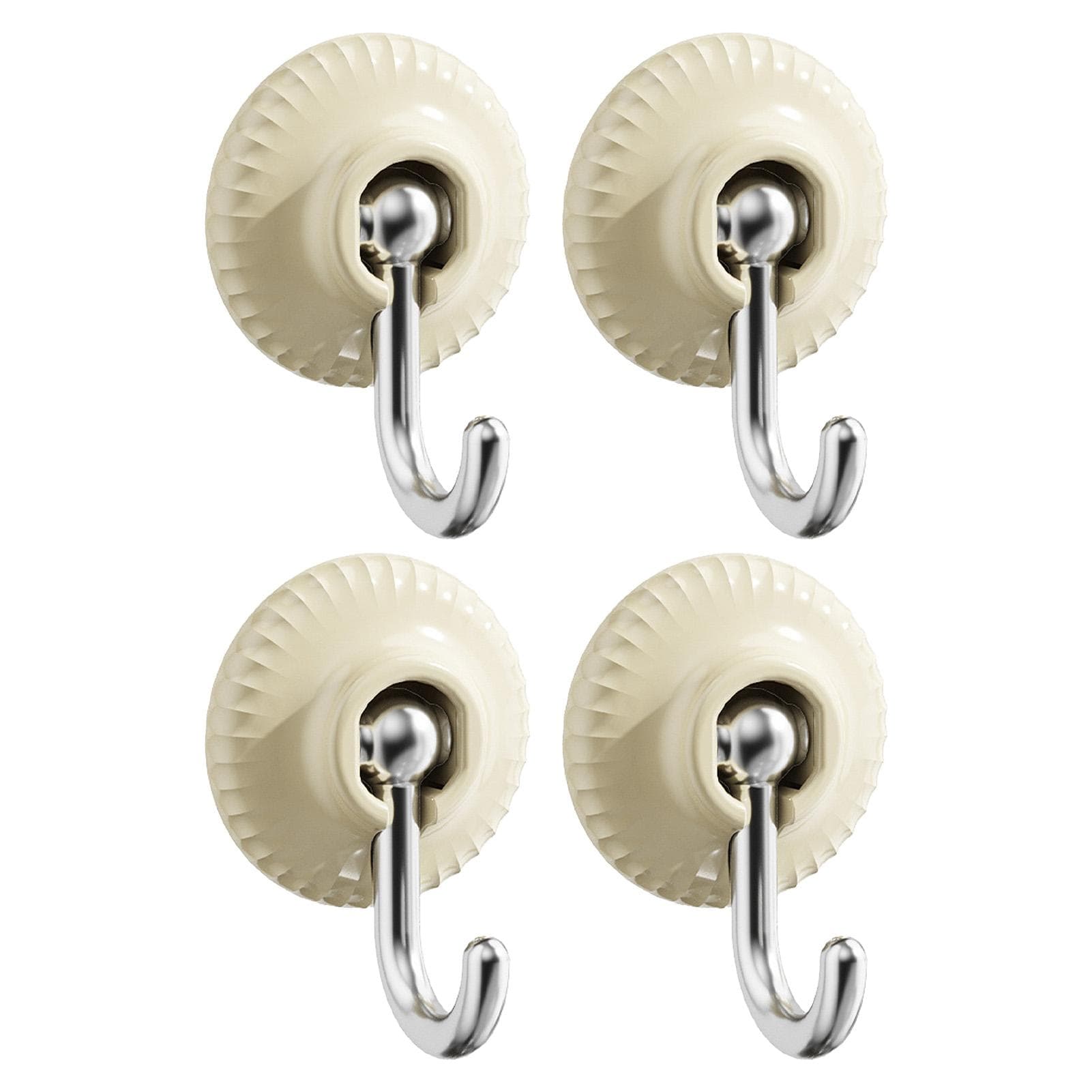 4pcs Adhesive Hooks Multifunctional High Load Capacity Sticky Behind Door Hooks for Home Kitchen