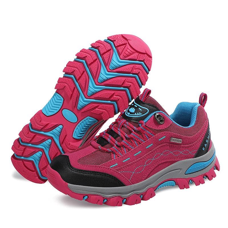 Women's Outdoor Hiking Shoes Waterproof Cowleather Trekking Running Climbing Trail Athletic Sports Mountain 100% High Quality Leisure Walking 39