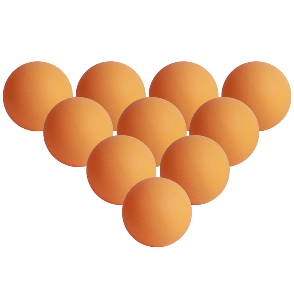 10PCS Seamless Table Tennis Ball ABS Yellow Degradable 40+ Ping Pong Match Accessory