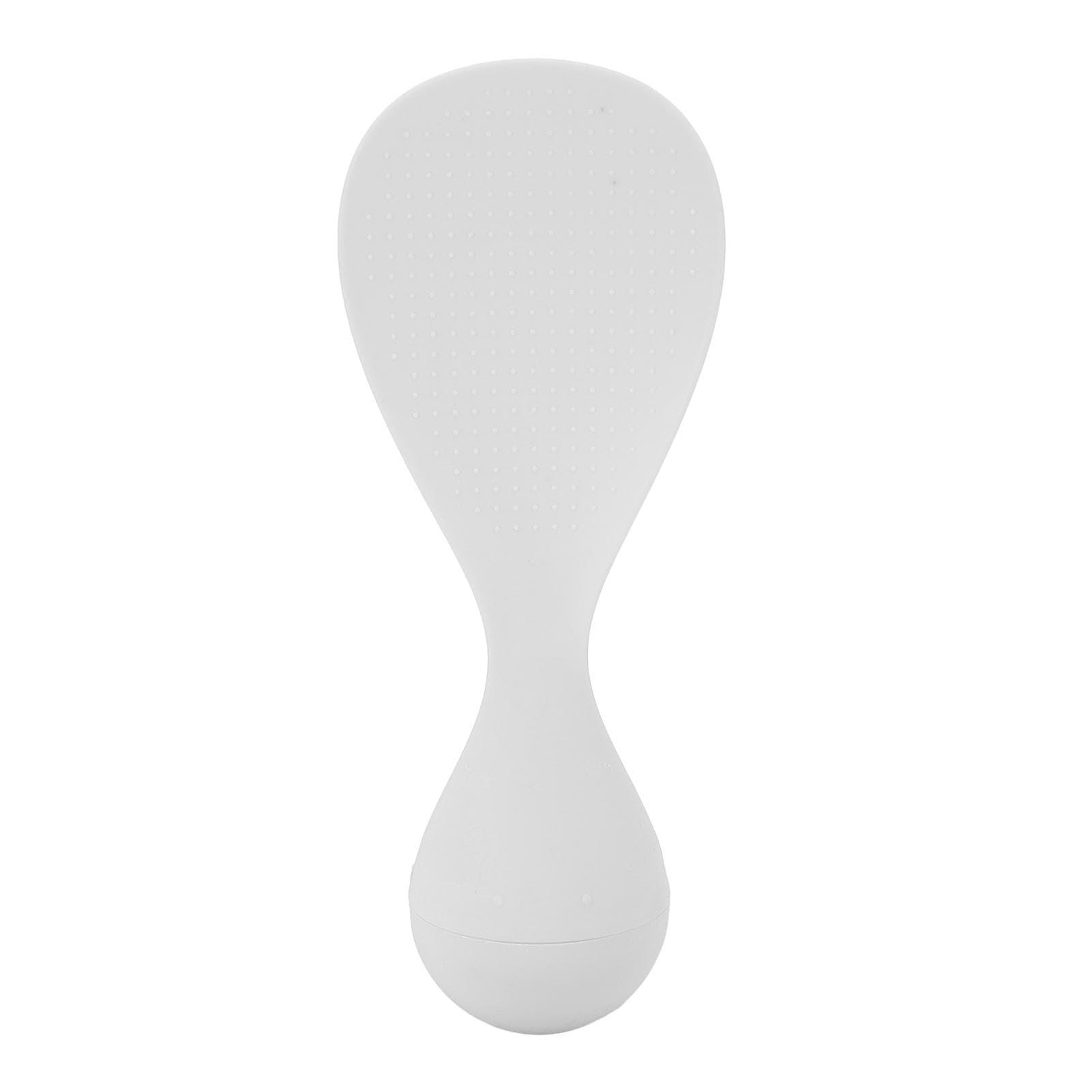 Plastic Rice Paddle Non Stick Standing Rice Spoon Scooper Spatula Reusable Heatproof Rice Cooker White