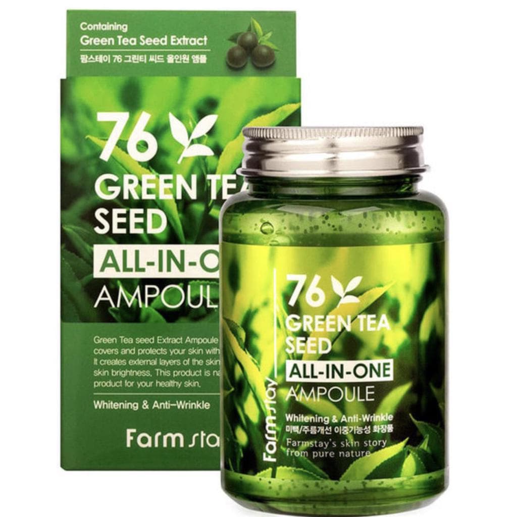 FARM STAY 76 Green Tea Seed All In One Ampoule 250ml (3 Options) 1pcs