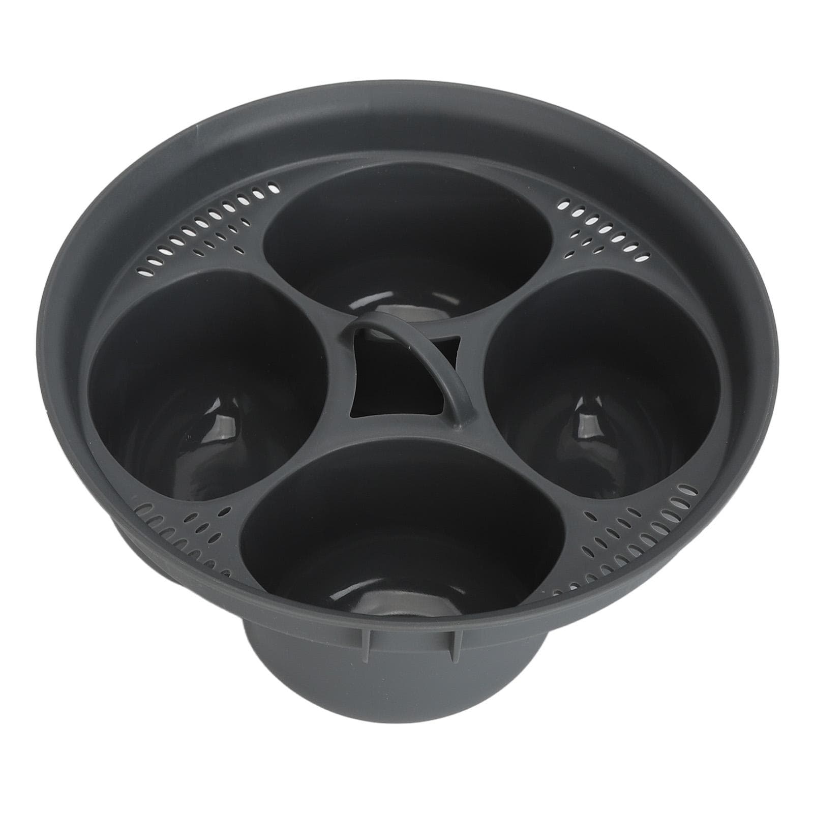 Nonstick 4 Egg Poacher Insert Even Heat Distribution Safe Egg Poacher Accessory for Frying Pans