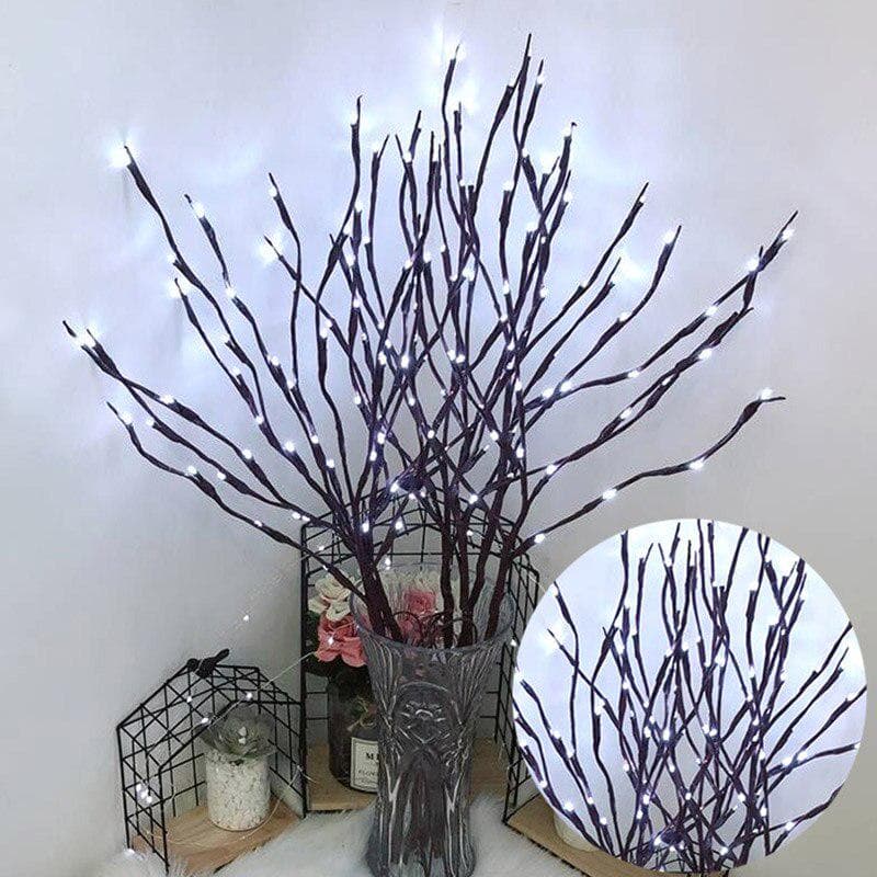 Simulation Tree Branch 20 LED Light String Christmas Decorations For Home Christmas Tree Decorations New Year's Decor