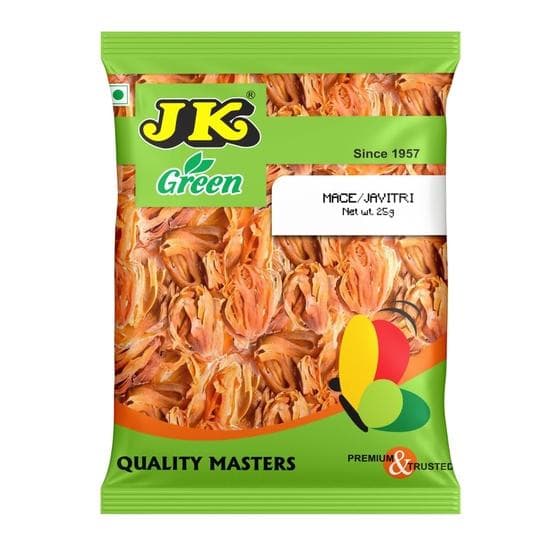 JK Javitri (Mace) - Quality Mace Spice for Cooking, Flavoring, and Health Benefits, 25g