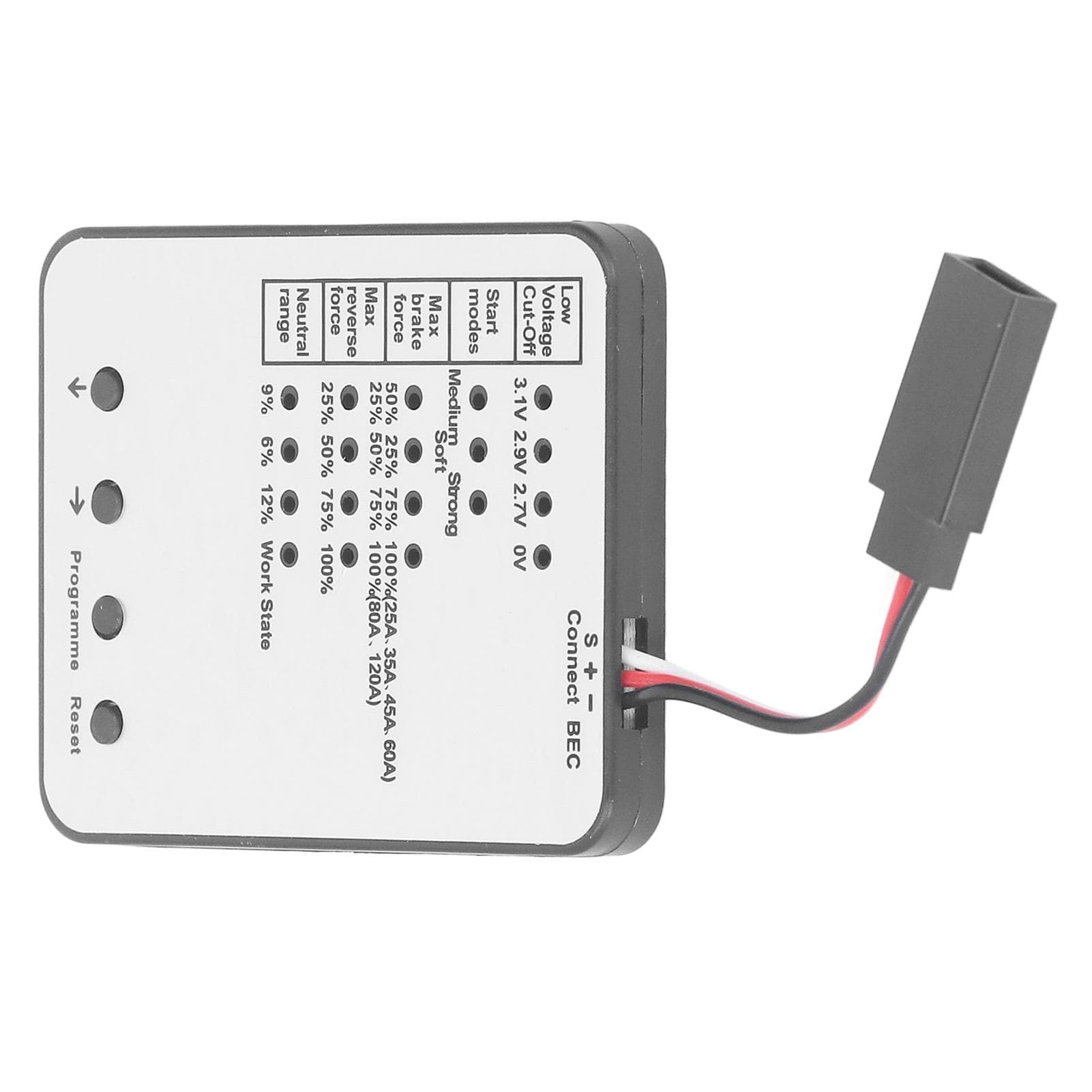 Programming Card RC Car Programming Card LED Program Card ESC Programming Card For ZD Racing