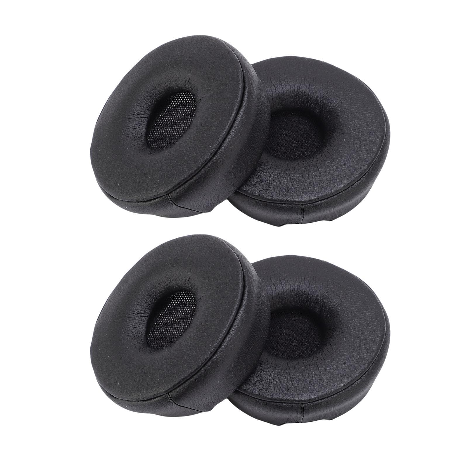 2 Pairs Replacement Ear Pads Fit for Jabra Engage 55 65 75 Headset Protein Leather Memory Foam