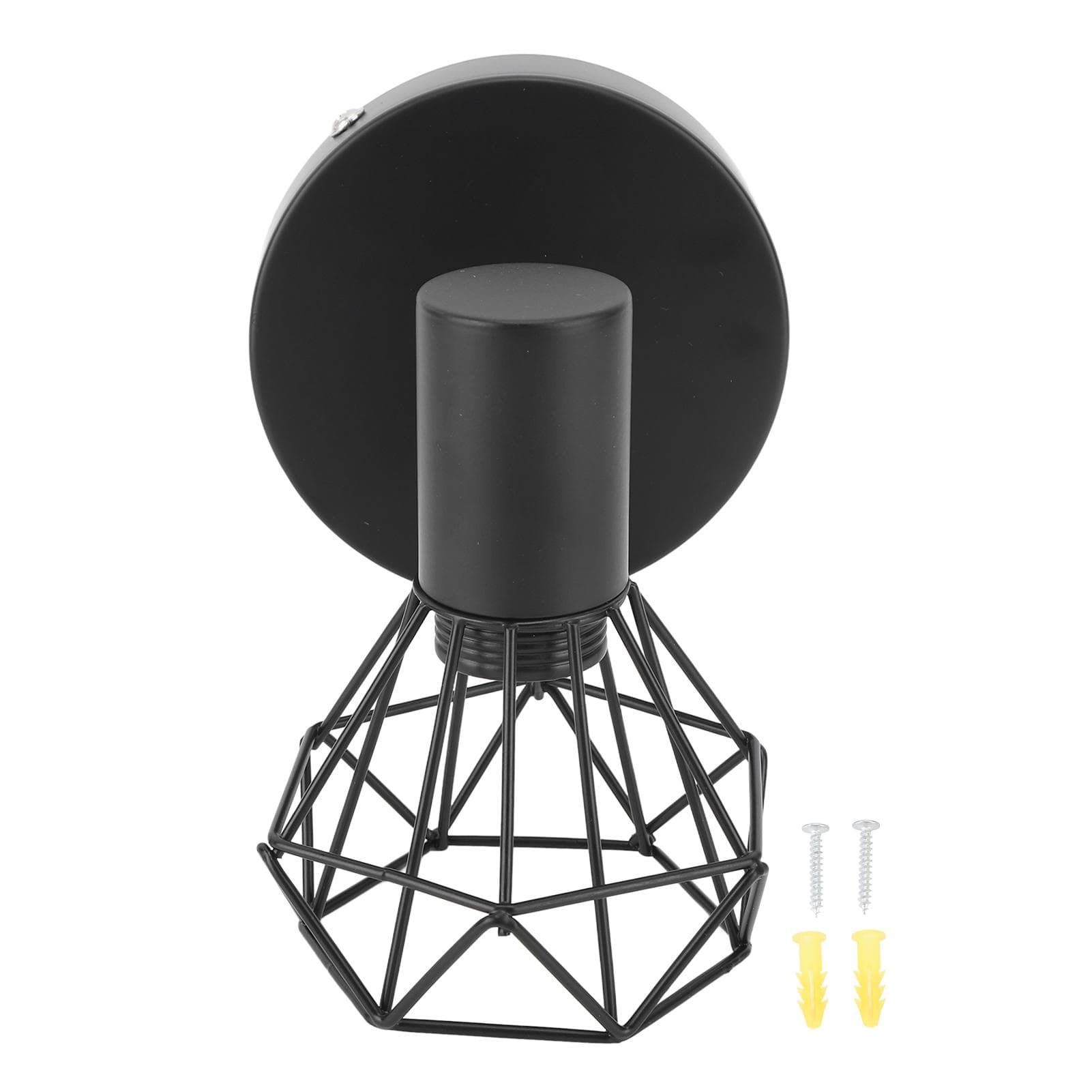 Adjustable Lamp Holder Industrial Black E14 Wall Mounted Light Bulb Holder for Bedside Reading